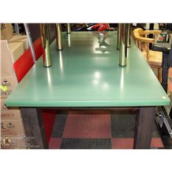 GROUP OF 3 GLASS TABLETOPS