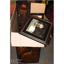 SHOWHOME BOX OF ASSORTED PICTURES