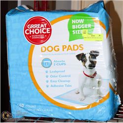 NEW CASE OF 150PC DOG PEE PADS.