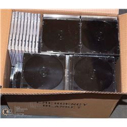 POLICE SEIZURE!! BOX OF DVD CASES/HOLDERS