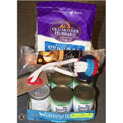 FLAT WITH OLD MOTHER HUBBARD TREATS, NUTRIENCE