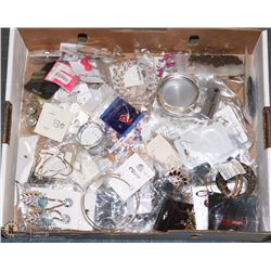 FLAT OF NEW EARRINGS 50 PAIRS IN TOTAL