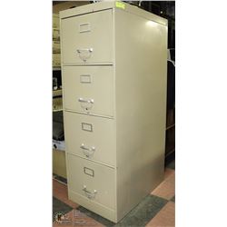 COLE 4 DRAWER FILING CABINET.