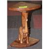 Image 1 : 15"H WOOD ELEPHANT PLANT STAND.