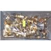 Image 1 : BAG OF BRASS DOOR HANDLES.
