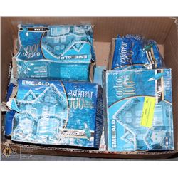 LOT OF  OUTDOOR MINI LIGHTS