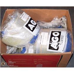 BOX OF AGO FACE SHEILDS