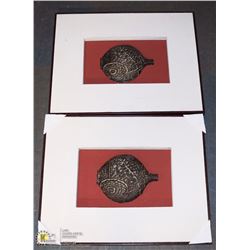PAIR OF FRAMED SHOWHOME WALL HANGINGS