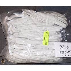 BUNDLE OF 12 LEATHER WORK GLOVES SIZE 9-9.5