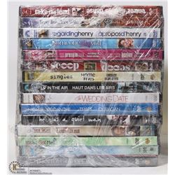 BUNDLE OF ASSORTED DVD MOVIES. ON CHOICE