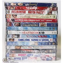 BUNDLE OF ASSORTED DVD MOVIES. ON CHOICE