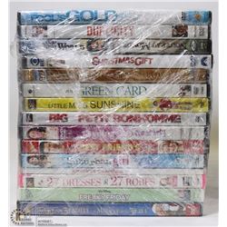 BUNDLE OF ASSORTED DVD MOVIES. ON CHOICE