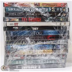 BUNDLE OF ASSORTED DVD MOVIES. ON CHOICE