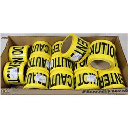 LARGE FLAT OF "DO NOT ENTER" AND "CAUTION" TAPE