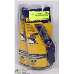 LOT OF 4 IRWIN FOLDING UTILITY KNIVES,