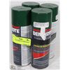 Image 1 : 4 CANS OF DEMKOTE GREEN SPRAY