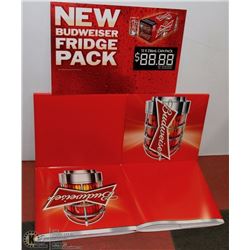 BUDWEISER 5 FEET TALL ADVERTISEMENT STAND