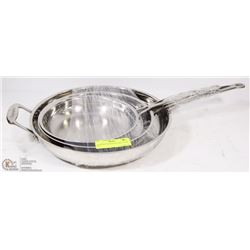 CUISINART STAINLESS STEEL 3-PAN SET -