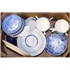 Image 1 : 31) BLUE WILLOW PATTERN ASSORTMENT INCL DINNER