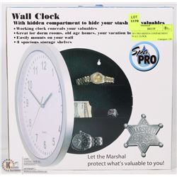 SPA PRO HIDDEN COMPARTMENT WALL CLOCK