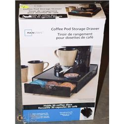 MAINSTAYS COFFEE POD STORAGE DRAWER