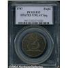 Image 1 : 1787[1C] Fugio Cent, STATES UNITED, Cinquefoils Fine 15 PCGS.