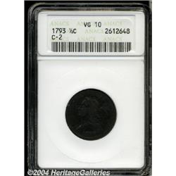 1793[1/2 C] VG10 ANACS.