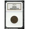 Image 1 : 1834[1/2 C] MS63 Brown NGC.