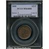 Image 1 : 1855[1/2 C] MS64 Red and Brown PCGS.