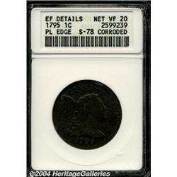 1795[1C] Plain Edge--Corroded--ANACS. XF Details, Net VF20.