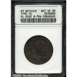 1795[1C] Plain Edge--Corroded--ANACS. XF Details, Net VF20.