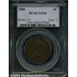 1808[1C] VF30 PCGS.