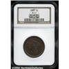 Image 1 : 1847[1C] MS64 Brown NGC.