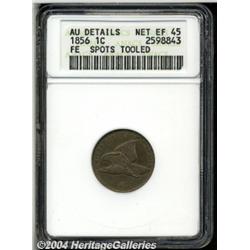 1856[1C]--Spots Tooled--ANACS. AU Details, Net XF45.