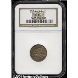 1857[1C] MS64 NGC.