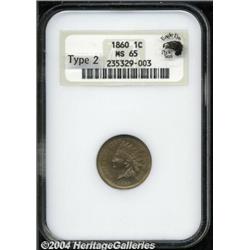 1860[1C] MS65 NGC. Eagle Eye Photo Seal.