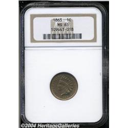 1863[1C] MS65 NGC.