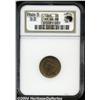 Image 1 : 1865[1C] Plain 5 MS66 Red and Brown NGC.