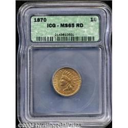 1870[1C] MS65 Red ICG.