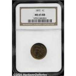 1872[1C] MS65 Red and Brown NGC.