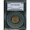 Image 1 : 1874[1C] MS64 Red PCGS.