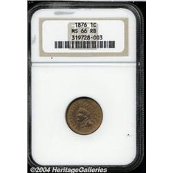 1876[1C] MS66 Red and Brown NGC.