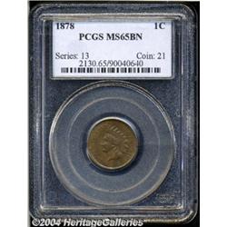 1878[1C] MS65 Brown PCGS.