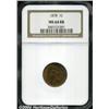 Image 1 : 1878[1C] MS64 Red and Brown NGC.