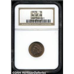 1878[1C] MS65 Red and Brown NGC.