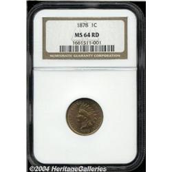1878[1C] MS64 Red NGC.
