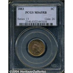 1883[1C] MS65 Red and Brown PCGS.