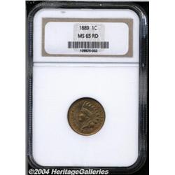 1889[1C] MS65 Red NGC.
