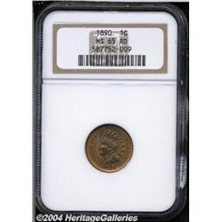 1890[1C] MS65 Red NGC.