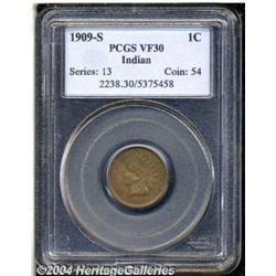 1909-S[1C] VF30 PCGS.